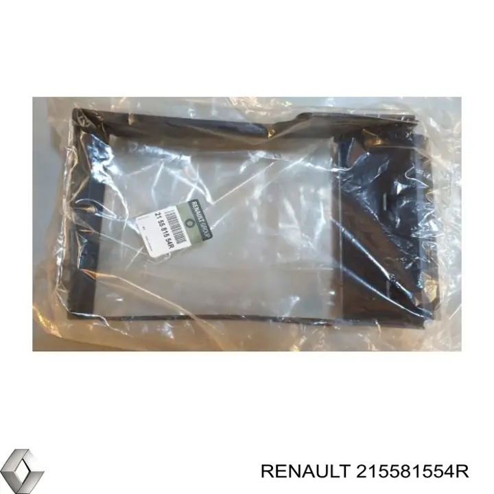 Conduto de ar (defletor) do radiador de intercooler para Renault SANDERO 