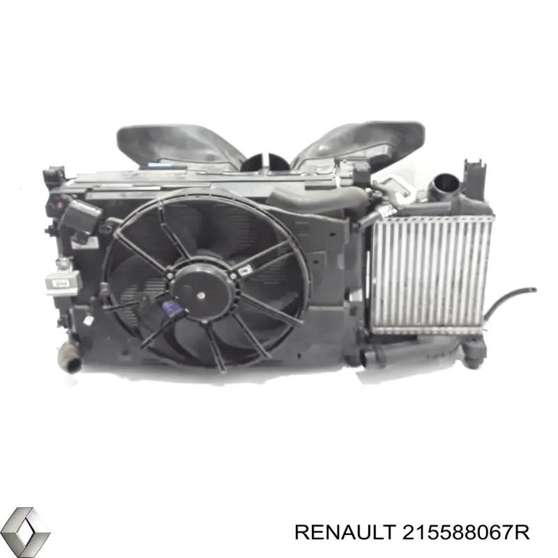 215588067R Renault (RVI) Воздуховод (дефлектор) радиатора правый