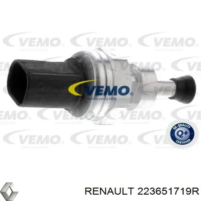 223651719R Renault (RVI) Sensor de pressão dos gases de escape