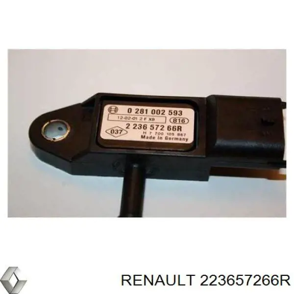 Датчик давления наддува 223657266R Renault (RVI)