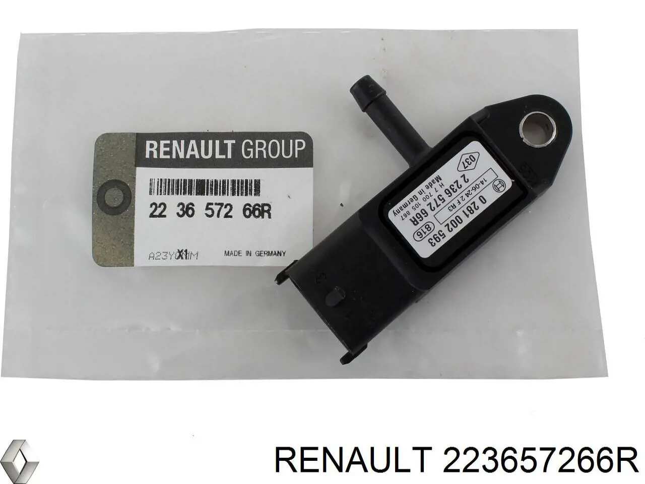 Датчик давления наддува 223657266R Renault (RVI)