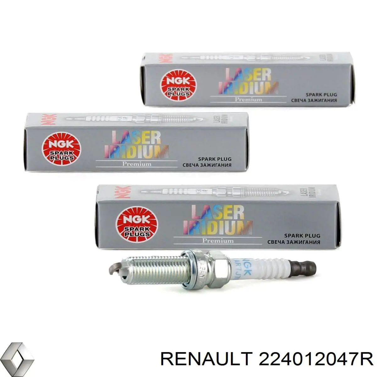 Купить 224012047R Renault (RVI) Свечи автомобильные