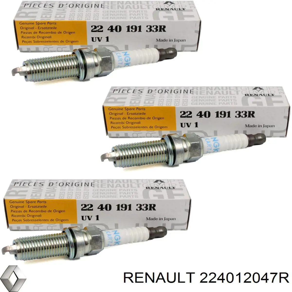 Свеча зажигания Renault (RVI) 224012047R цена, от 18.43 USD