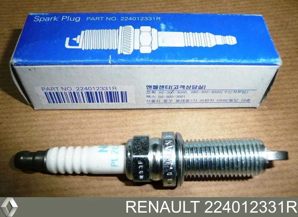 224012331R Renault (RVI) vela de ignição