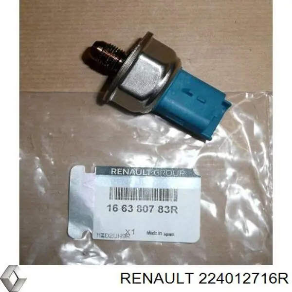 Свечи зажигания 224012716R Renault (RVI)