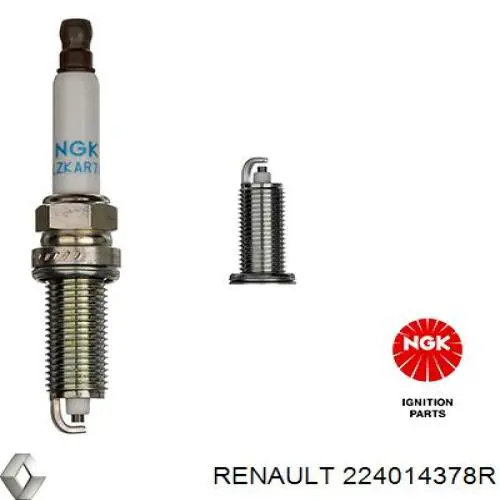 Свеча зажигания Renault (RVI) 224014378R цена, от 5.75 USD