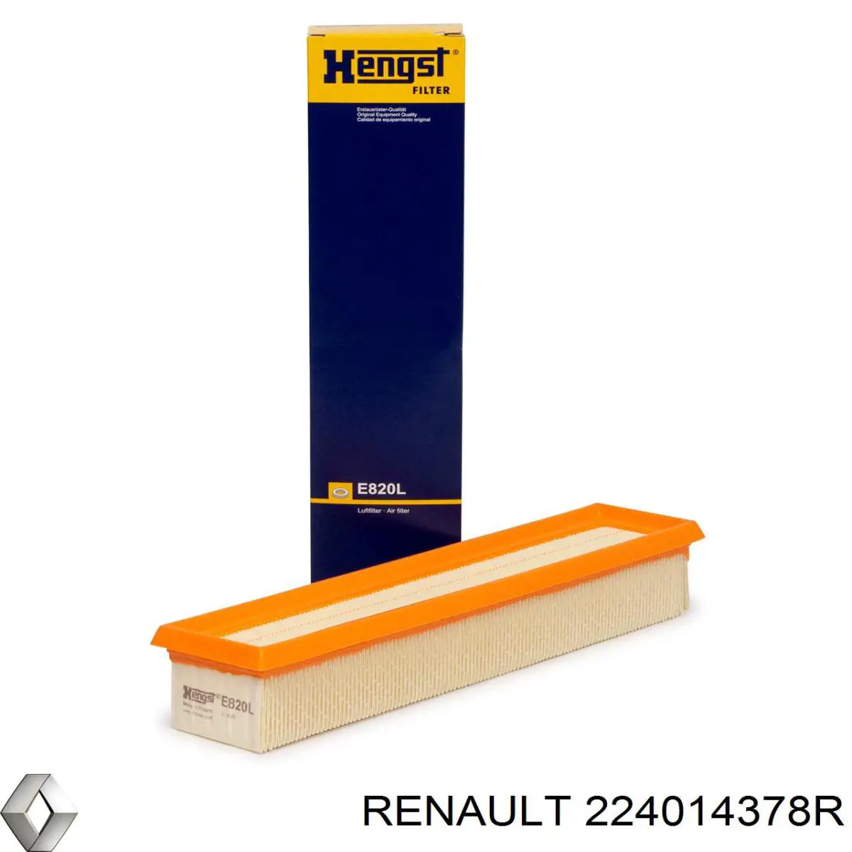 Свечи зажигания 224014378R Renault (RVI)