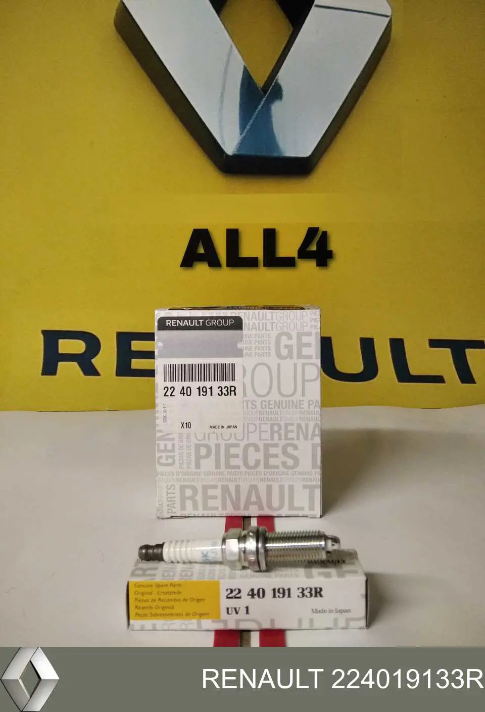 Свечи зажигания 224019133R Renault (RVI)