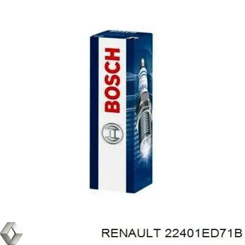 Свеча зажигания Renault (RVI) 22401ED71B цена, от 19.54 USD