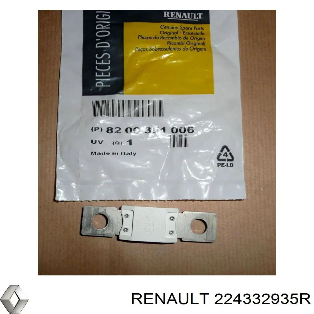 Bobina de ignição 224332935R Renault (RVI)