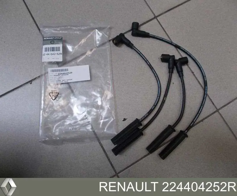 224404252R Renault (RVI) fios de alta voltagem, kit