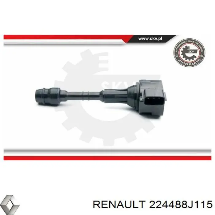224488J115 Renault (RVI) Катушка зажигания