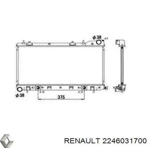 Крышка/пробка радиатора Renault (RVI) 2246031700 цена, от 5.76 USD