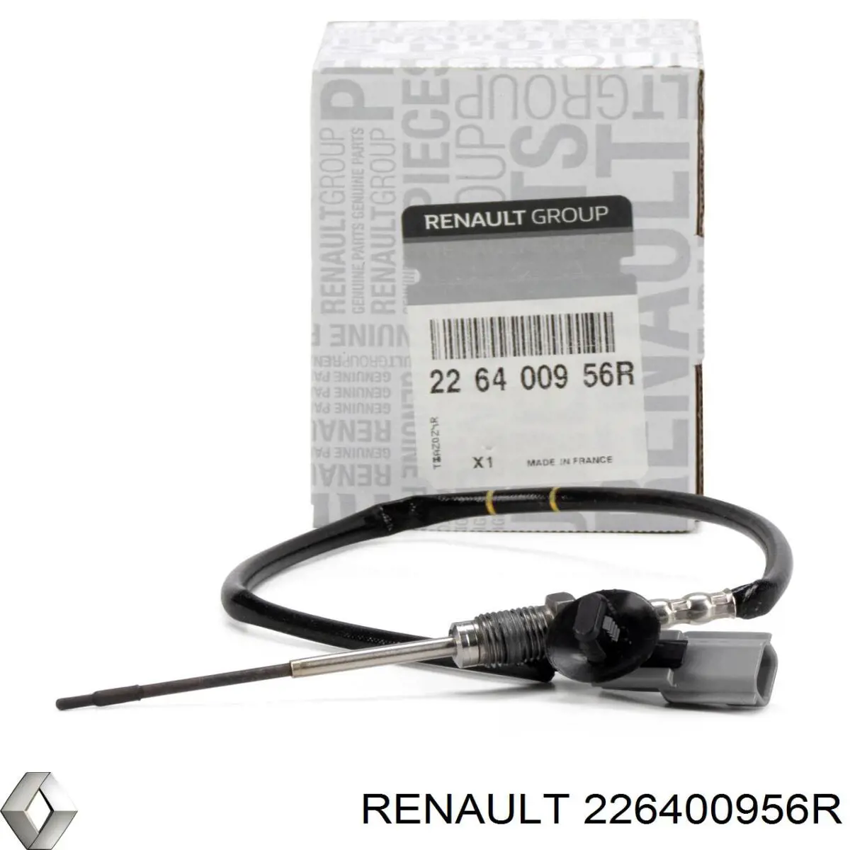 226400956R Renault (RVI) sensor de temperatura dos gases de escape (ge, antes de filtro de partículas diesel)