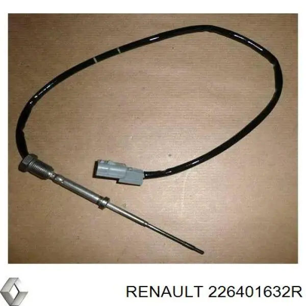 226401632R Renault (RVI) sensor de temperatura dos gases de escape (ge, antes de filtro de partículas diesel)