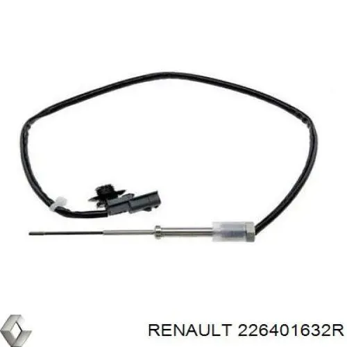 Sensor de temperatura, gas de escape, antes de Filtro hollín/partículas 226401632R Renault (RVI)