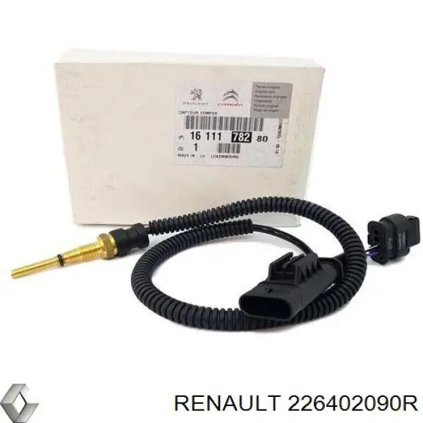 Датчик температуры отработавших газов (ОГ), перед турбиной 226402090R Renault (RVI)