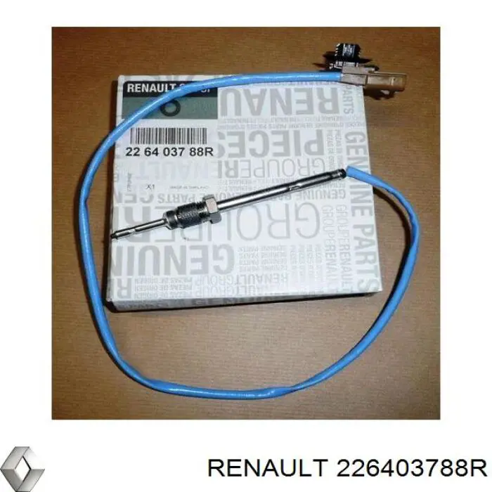 Датчик температуры отработавших газов (ОГ), до катализатора на Renault Megane III 