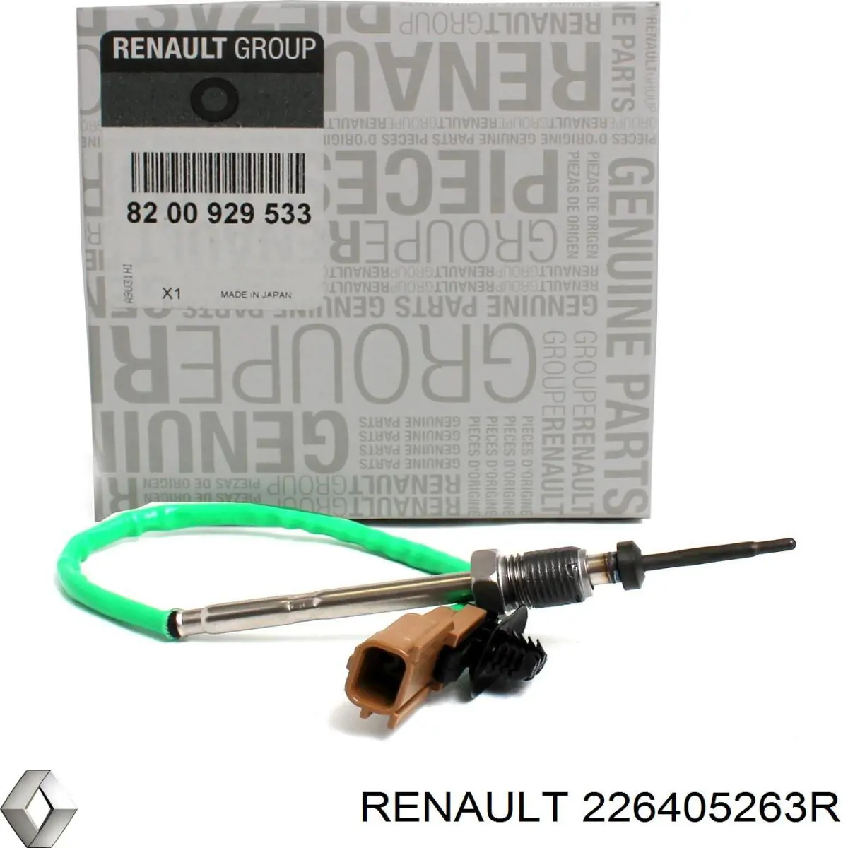 Sensor de temperatura dos gases de escape (GE), até o catalisador Renault (RVI) 226405263R preço, a partir de 153,20 USD