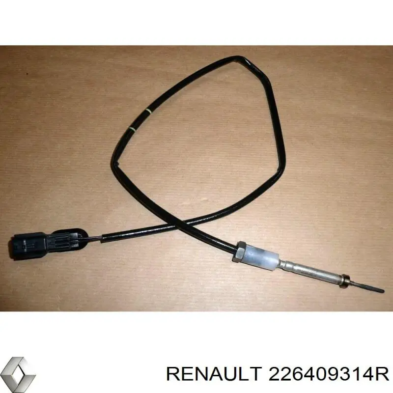 226409314R Renault (RVI) sensor de temperatura dos gases de escape (ge, depois de filtro de partículas diesel)