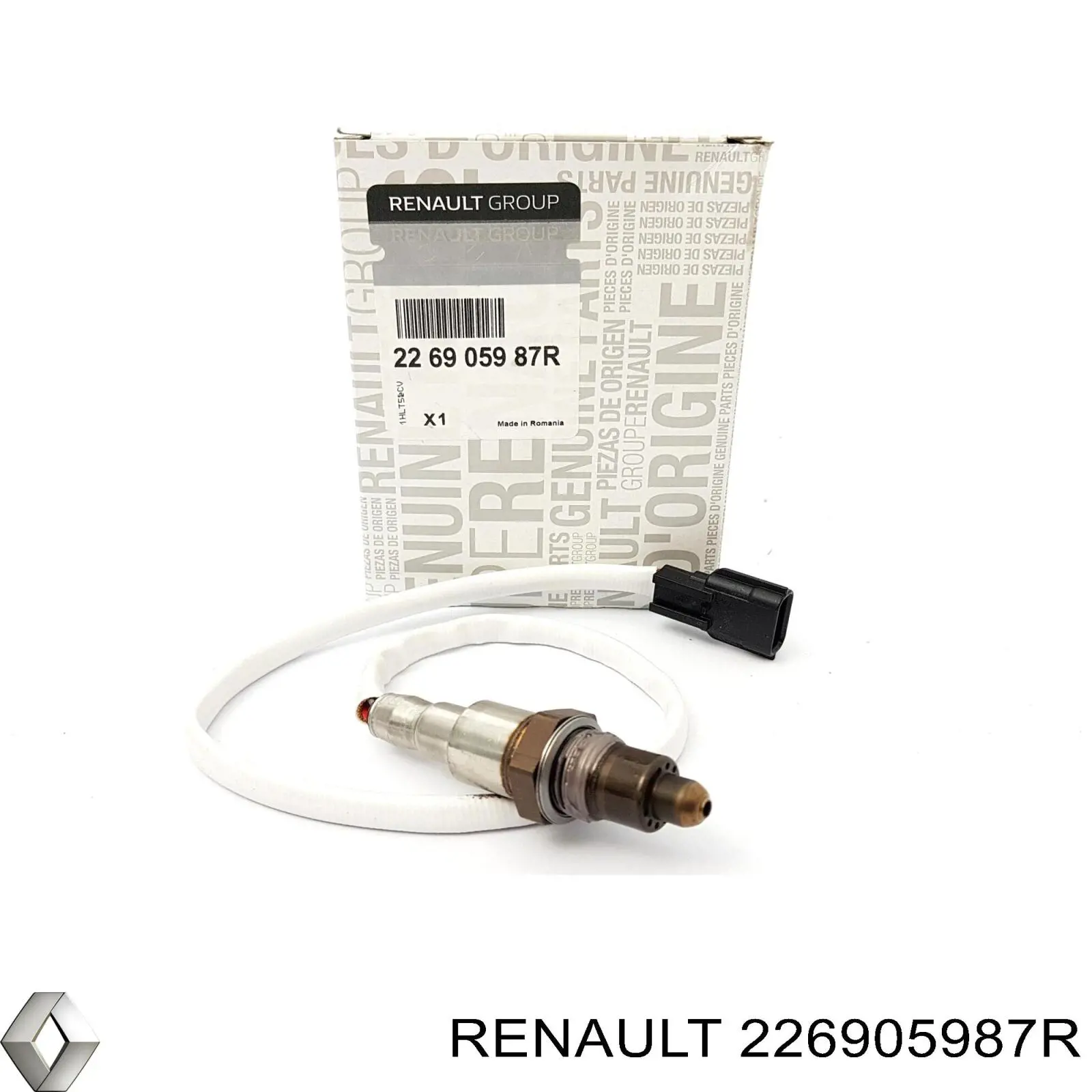 Sonda lambda, sensor de oxigênio 226905987R Renault (RVI)