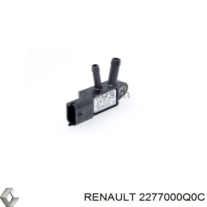 Датчик давления выхлопных газов 2277000Q0C Renault (RVI)