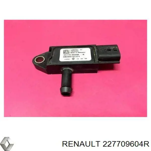 227709604R Renault (RVI) sensor de pressão dos gases de escape