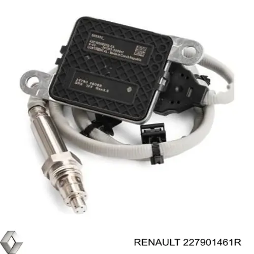 227901461R Renault (RVI) sensor traseiro de óxidos de nitrogênio nox