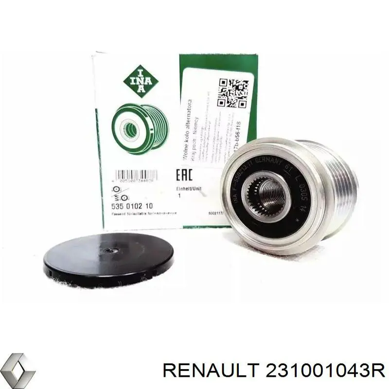 Polia do gerador Renault Megane preço, a partir de 39,36 USD