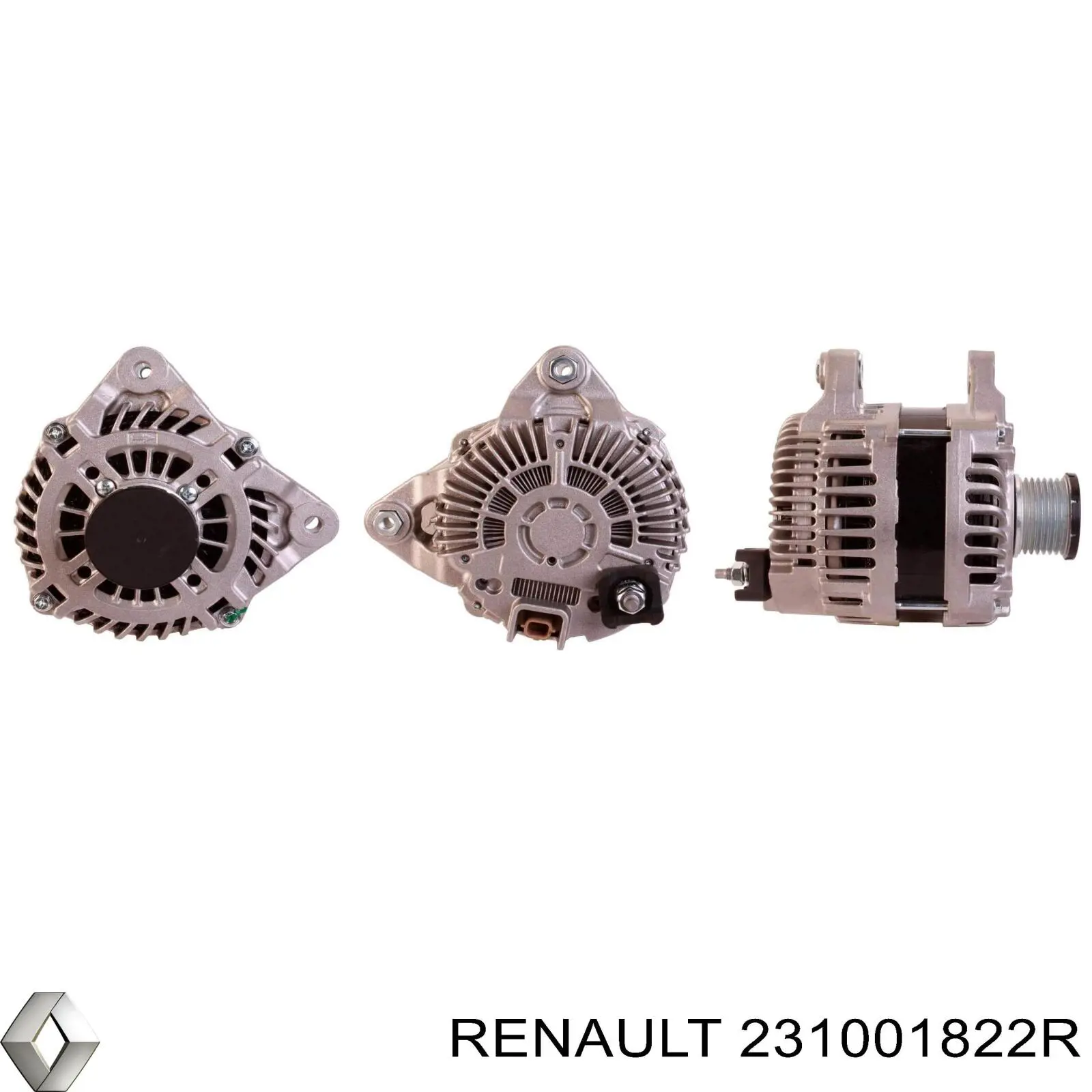 Автомобильный генератор Renault (RVI) 231001822R цена, от 128.21 USD