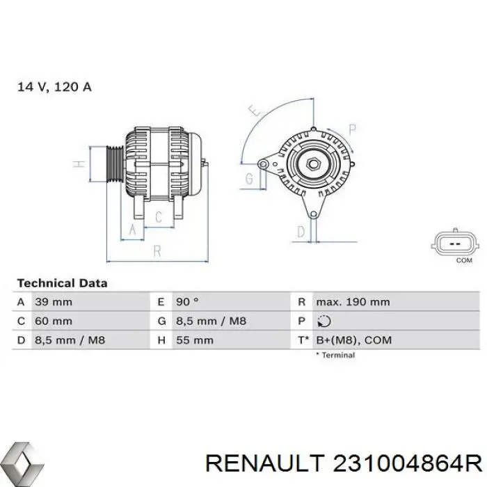 231004864R Renault (RVI)