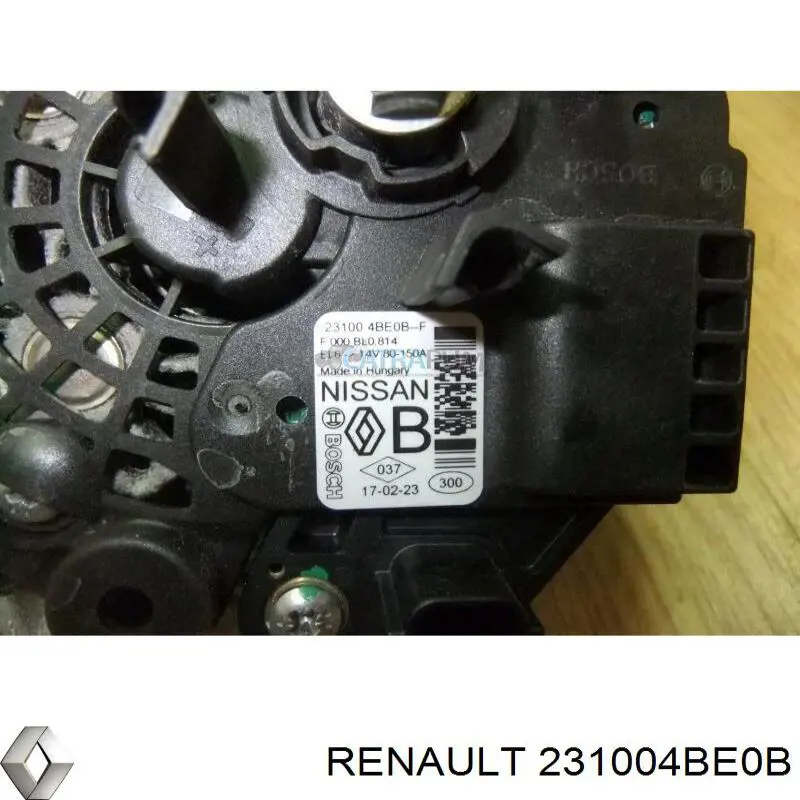 Gerador 231004BE0B Renault (RVI)