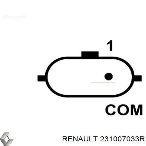 231007033R Renault (RVI) gerador