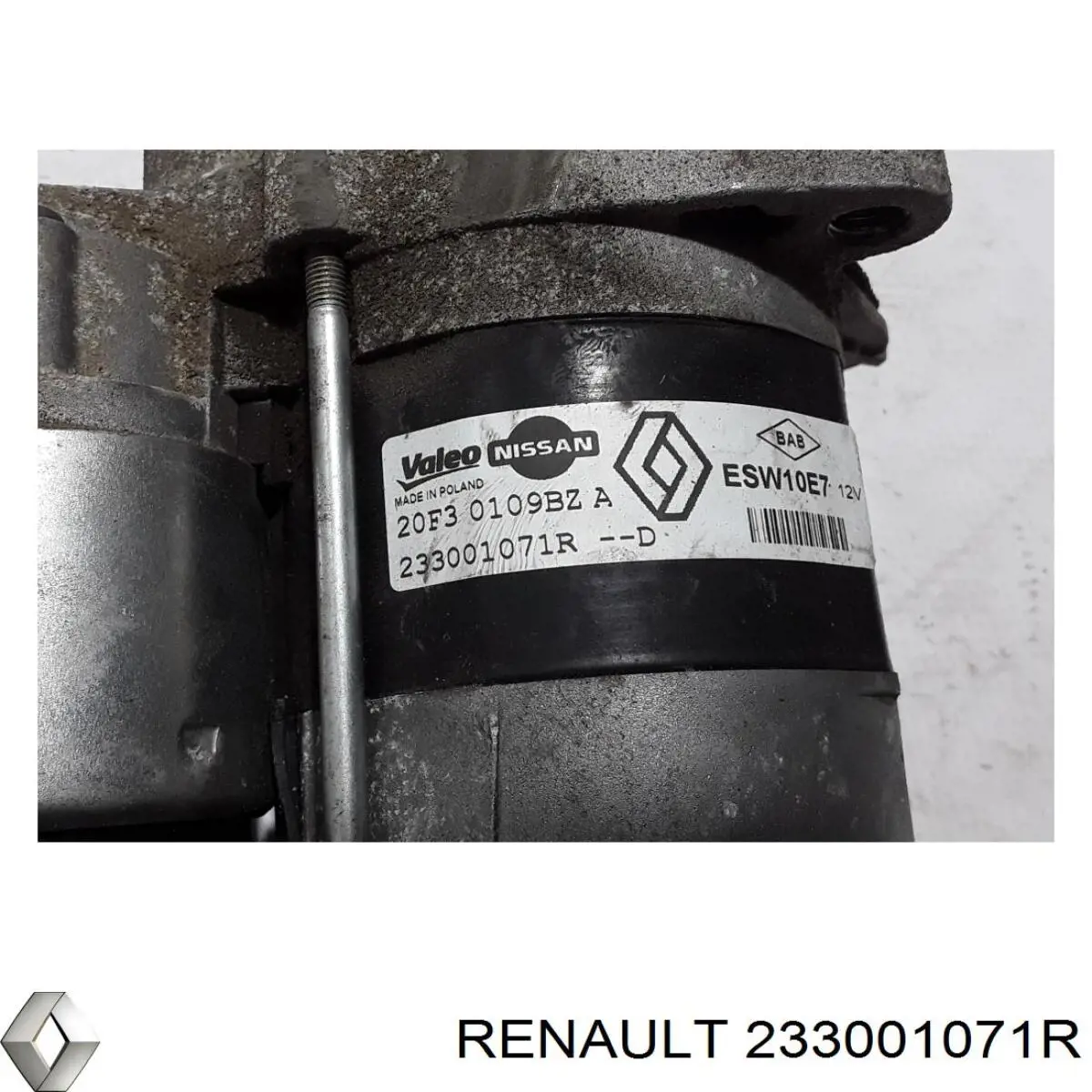 Стартер 233001071R Renault (RVI)