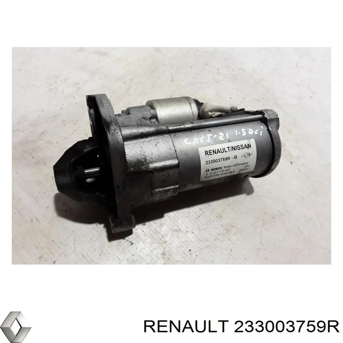 Купить 233003759R Renault (RVI) Стартер