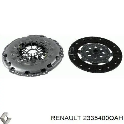 Купить 2335400QAH Renault (RVI) Комплект сцепления (диск, корзина, подшипник)