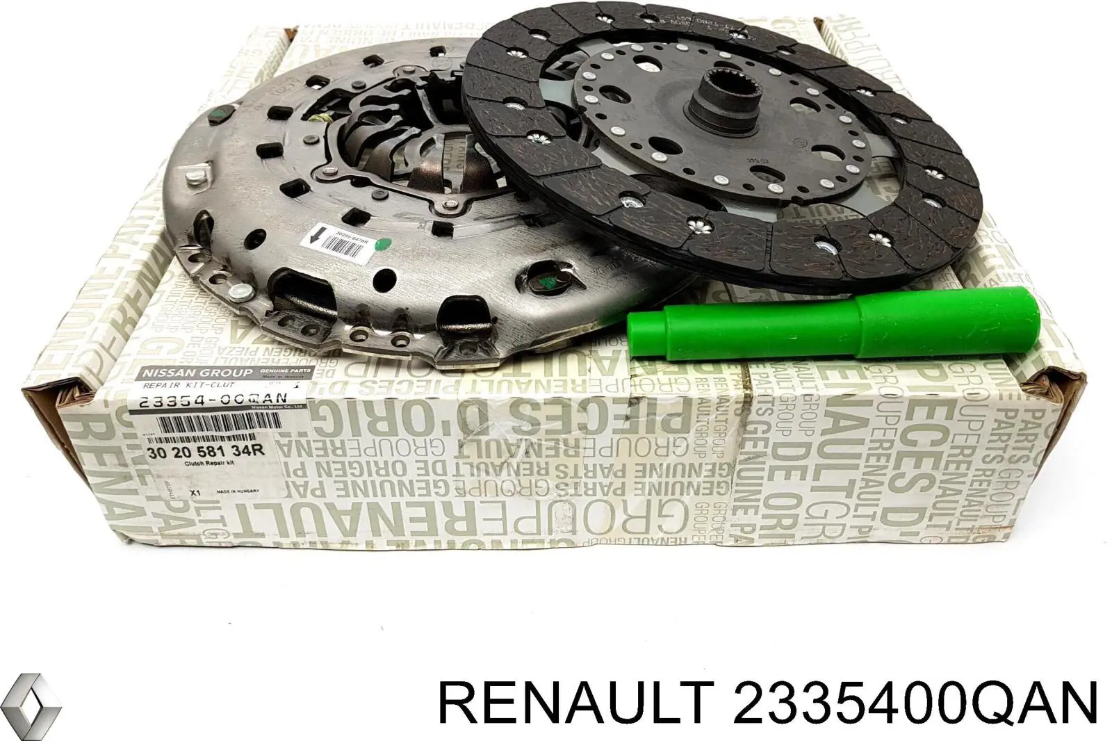 2335400QAN Renault (RVI) kit de embraiagem (3 peças)