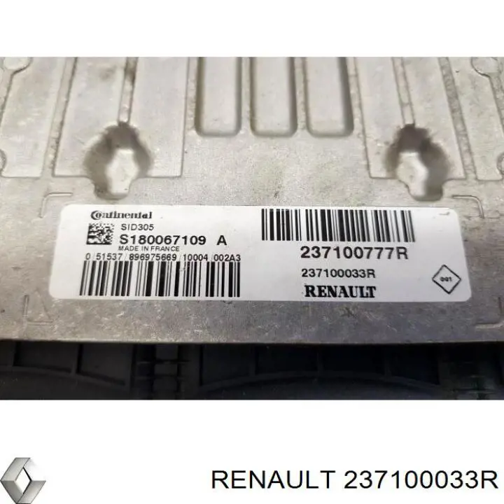 Блок управления двигателем 237100033R Renault (RVI)