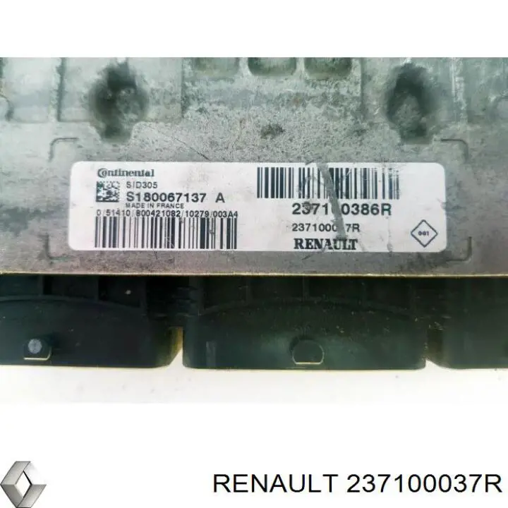 Блок управления двигателем 237100037R Renault (RVI)