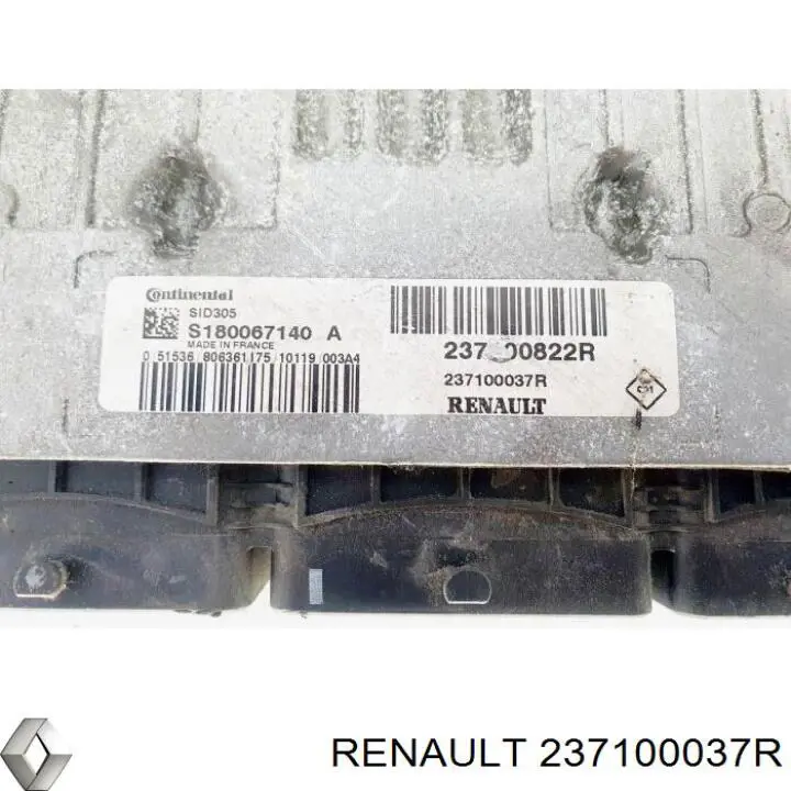 Купить 237100037R Renault (RVI) Электронный блок управления двигателем