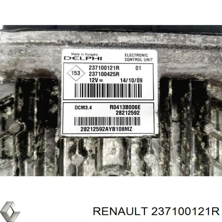 237100121R Renault (RVI) Мозги двигателя