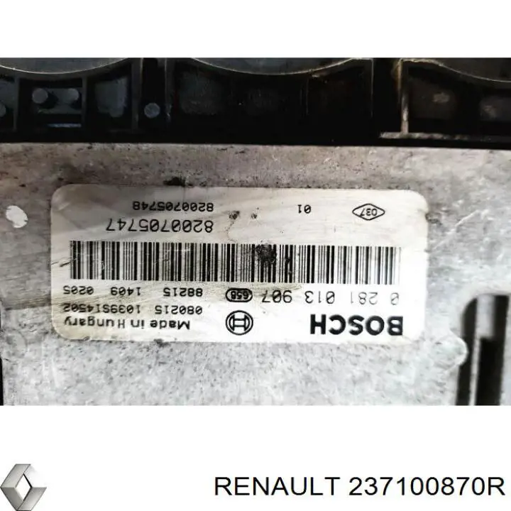 Модуль управления двигателем Renault (RVI) 237100870R