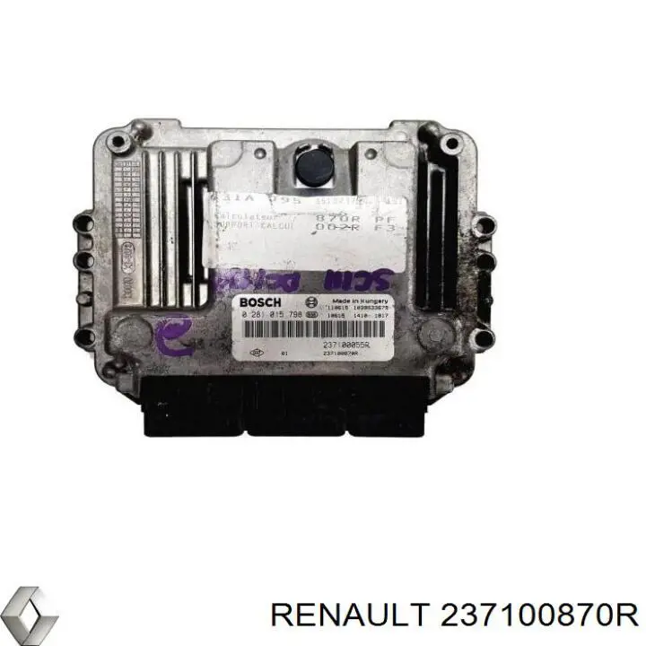 ЭБУ двигателем Renault (RVI) 237100870R цена, от 53.16 USD