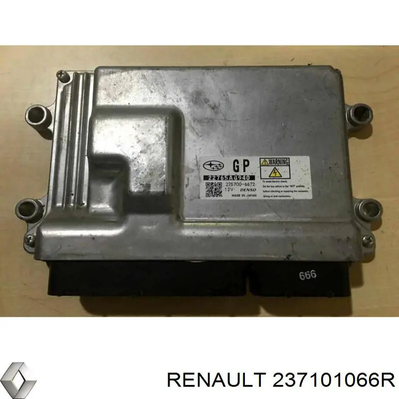 237101066R Renault (RVI) Мозги двигателя