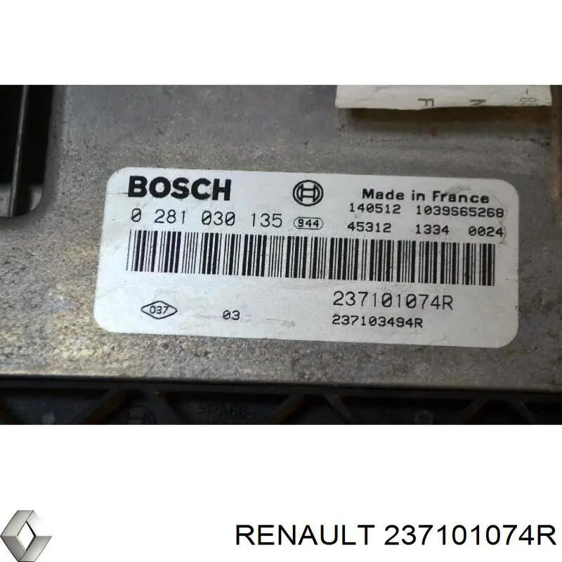 ЭБУ двигателем Renault (RVI) 237101074R цена, от 50.73 USD