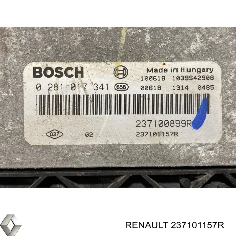 Купить 237101157R Renault (RVI) Электронный блок управления двигателем