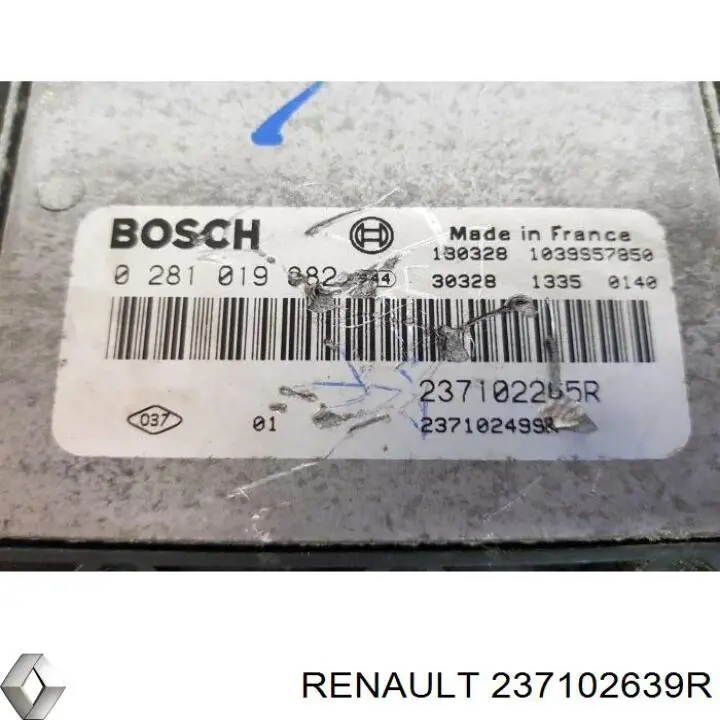 Модуль управления двигателем Renault (RVI) 237102639R