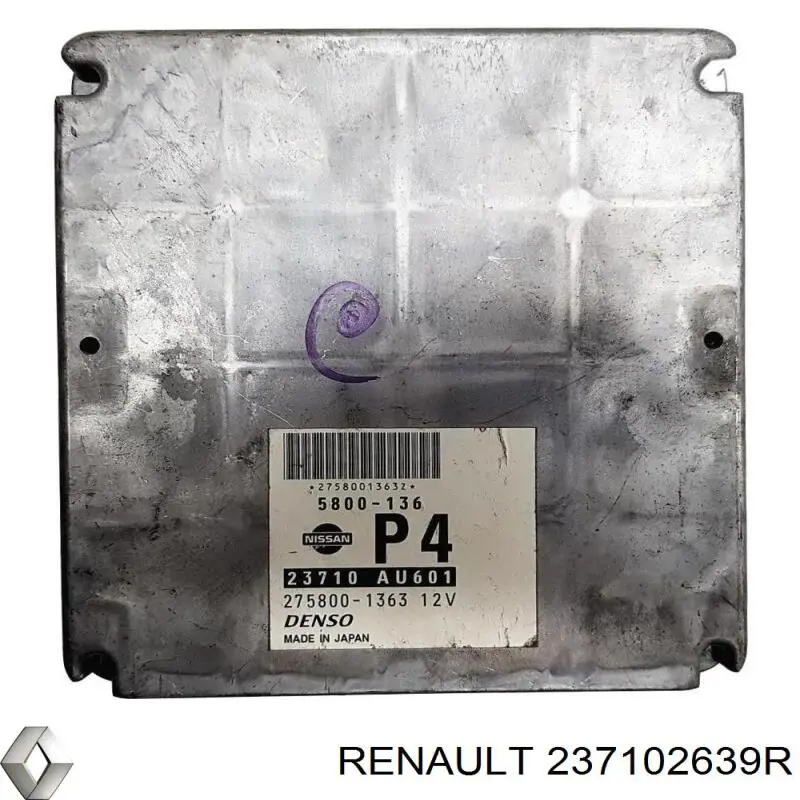 237102639R Renault (RVI) Мозги двигателя
