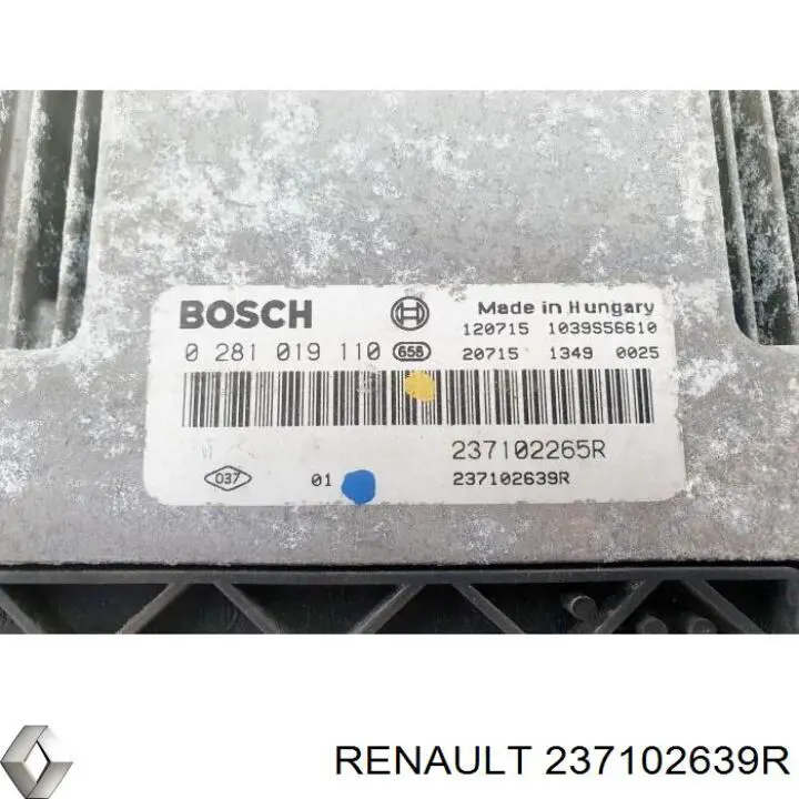 ЭБУ двигателем Renault (RVI) 237102639R цена, от 80.77 USD