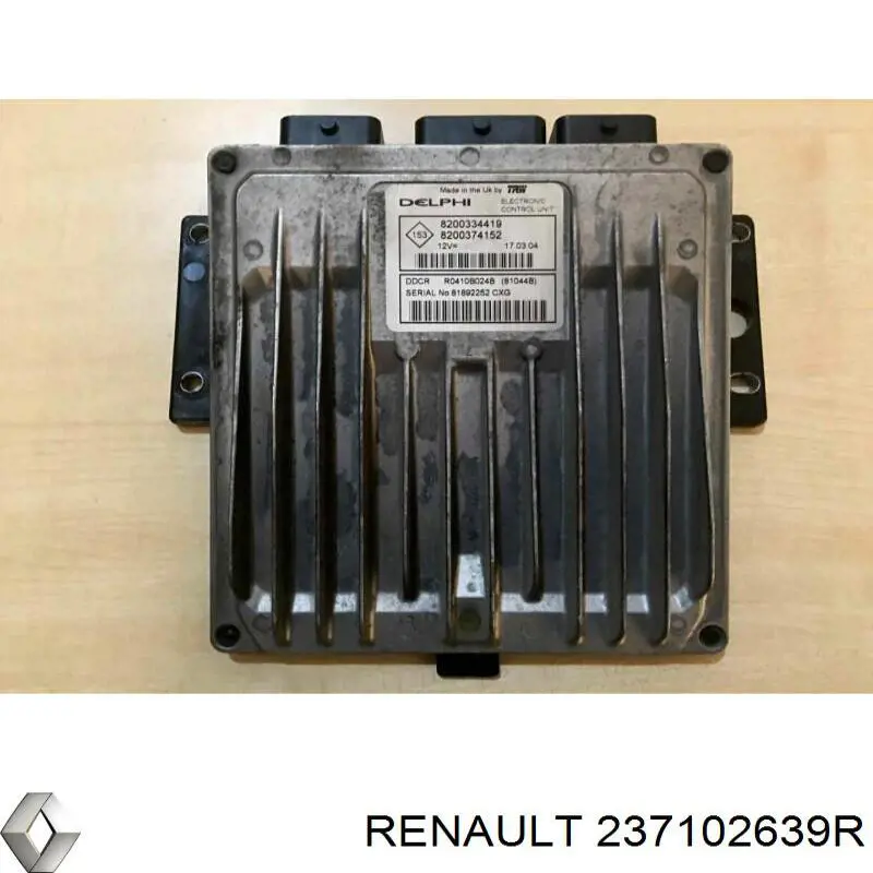 Блок управления двигателем 237102639R Renault (RVI)